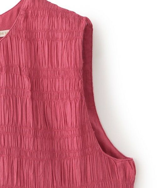 EPOCA / エポカ ロング・マキシ丈ワンピース | 【ne quittez pas】シャーリングドレス《WEB＆EPOCA THE SHOP店舗限定》 | 詳細3