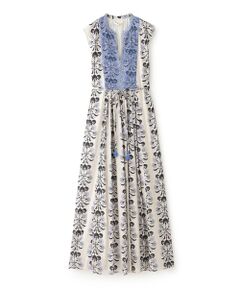 EPOCA / エポカ ロング・マキシ丈ワンピース | 【ne quittez pas】アナベルプリントドレス《WEB＆EPOCA THE SHOP店舗限定》