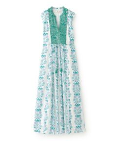 EPOCA / エポカ ロング・マキシ丈ワンピース | 【ne quittez pas】アナベルプリントドレス《WEB＆EPOCA THE SHOP店舗限定》