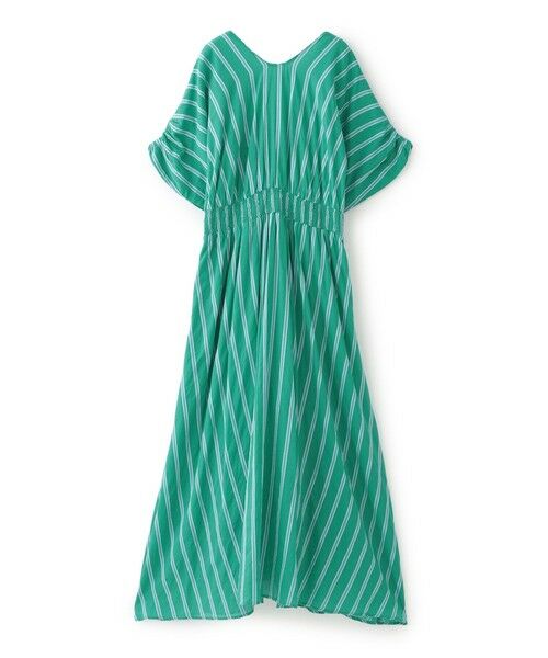 EPOCA / エポカ ロング・マキシ丈ワンピース | 【ne quittez pas】ストライプウエストギャザードレス《WEB＆EPOCA THE SHOP店舗限定》 | 詳細1