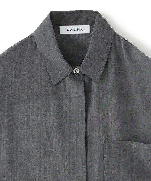 EPOCA / エポカ シャツ・ブラウス | 【SACRA】ハーフスリーブシャツ《WEB＆EPOCA THE SHOP店舗限定》 | 詳細2
