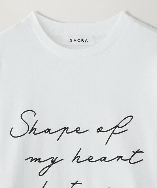 EPOCA / エポカ カットソー | 【SACRA】カーシブロゴカットソー《WEB＆EPOCA THE SHOP店舗限定》 | 詳細2