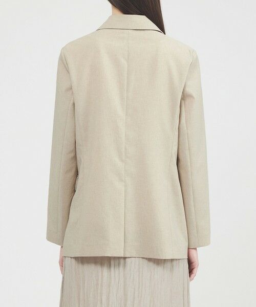 EPOCA / エポカ ノーカラージャケット | 【EPOCA STORIA】 ドライトロピカル ダブルブレストジャケット 《WEB&EPOCA THE SHOP店舗限定》 | 詳細6