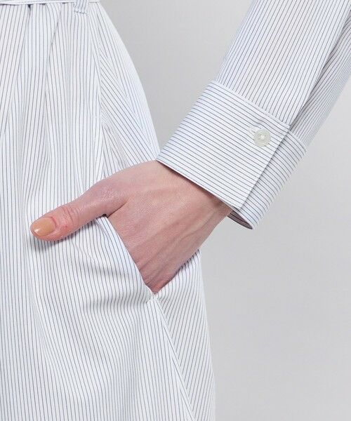 EPOCA / エポカ ロング・マキシ丈ワンピース | 【EPOCA STORIA】 ハイカウントブロード シャツワンピース 《WEB＆EPOCA THE SHOP店舗限定》 | 詳細9