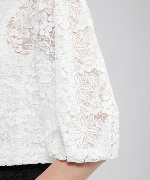 アルベロベロ　オフホワイト　レースジャケット Off-White レース トラックジャケット | ブラック | FARFETCH JP