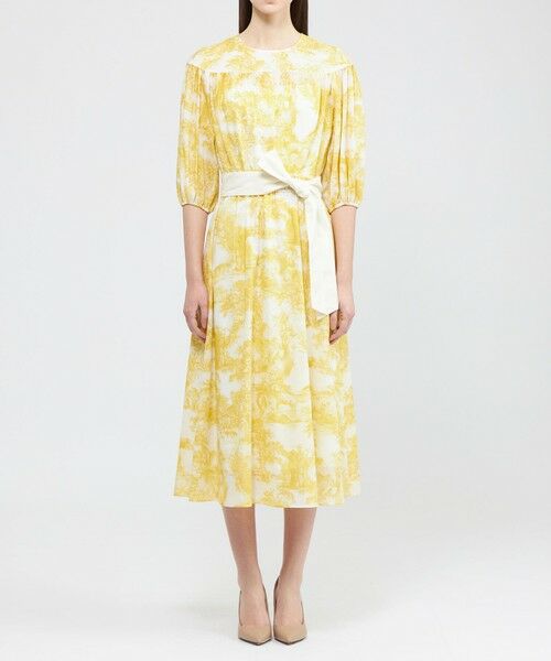 EPOCA / エポカ ロング・マキシ丈ワンピース | トワルドジュイプリント フレアドレス | 詳細5