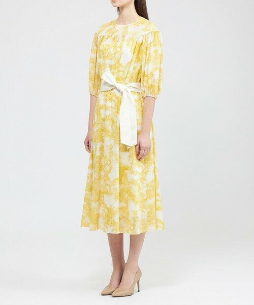 EPOCA / エポカ ロング・マキシ丈ワンピース | トワルドジュイプリント フレアドレス | 詳細6