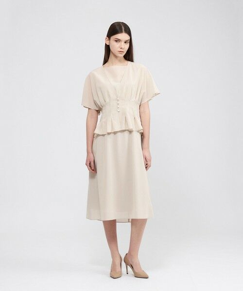 EPOCA / エポカ ロング・マキシ丈ワンピース | ハイツイストボイル シアードレス | 詳細5