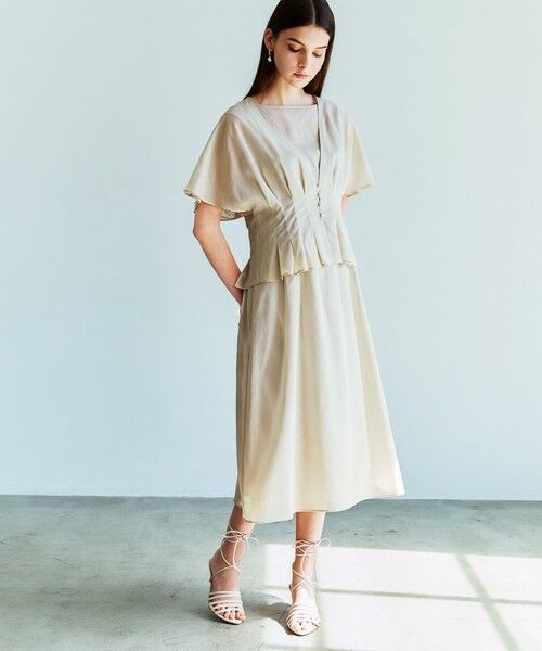 EPOCA / エポカ ロング・マキシ丈ワンピース | ハイツイストボイル シアードレス | 詳細2