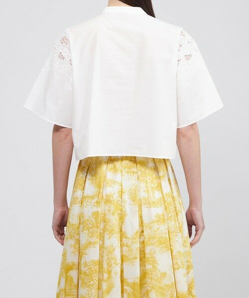 EPOCA / エポカ シャツ・ブラウス | フィオーレエンブロイダリー スタンドカラーシャツ | 詳細6