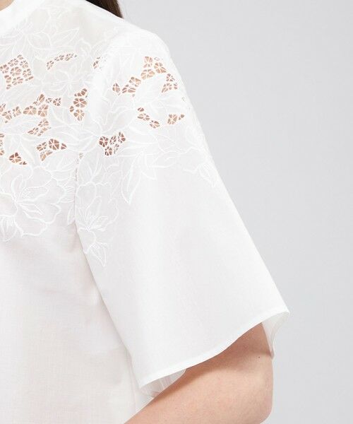 EPOCA / エポカ シャツ・ブラウス | フィオーレエンブロイダリー スタンドカラーシャツ | 詳細7