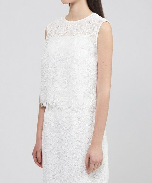 EPOCA / エポカ シャツ・ブラウス | フラワーケミカルレース ノースリーブブラウス | 詳細6