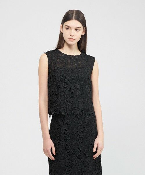 EPOCA / エポカ シャツ・ブラウス | フラワーケミカルレース ノースリーブブラウス | 詳細13