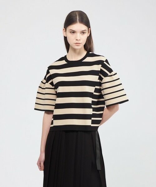 EPOCA / エポカ ニット・セーター | コットンボーダー ニットプルオーバー | 詳細11