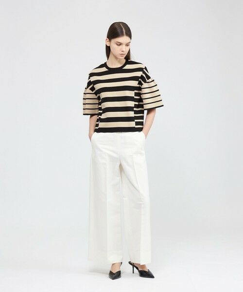 EPOCA / エポカ ニット・セーター | コットンボーダー ニットプルオーバー | 詳細4
