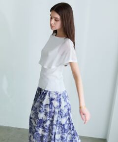 EPOCA / エポカ ニット・セーター | メッシュレイヤード 2WAYニットプルオーバー