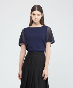 EPOCA / エポカ ニット・セーター | メッシュレイヤード 2WAYニットプルオーバー