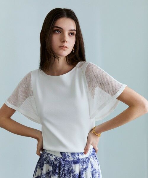 EPOCA / エポカ ニット・セーター | メッシュレイヤード 2WAYニットプルオーバー | 詳細1