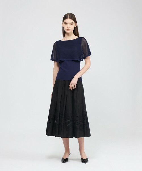 EPOCA / エポカ ニット・セーター | メッシュレイヤード 2WAYニットプルオーバー | 詳細5