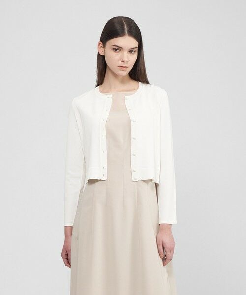 EPOCA / エポカ ニット・セーター | ドライストレッチ ニットカーディガン(オフホワイト1)