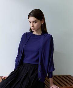 EPOCA / エポカ ニット・セーター | レーヨンナイロン クロップドカーディガン