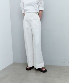 EPOCA STORIA】ストレッチサテン テーパードパンツ《WEB＆EPOCA