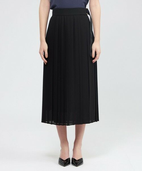 EPOCA / エポカ ロング・マキシ丈スカート | カラミメッシュ プリーツラップスカート | 詳細6