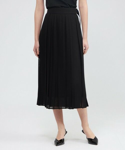 EPOCA / エポカ ロング・マキシ丈スカート | カラミメッシュ プリーツラップスカート | 詳細11