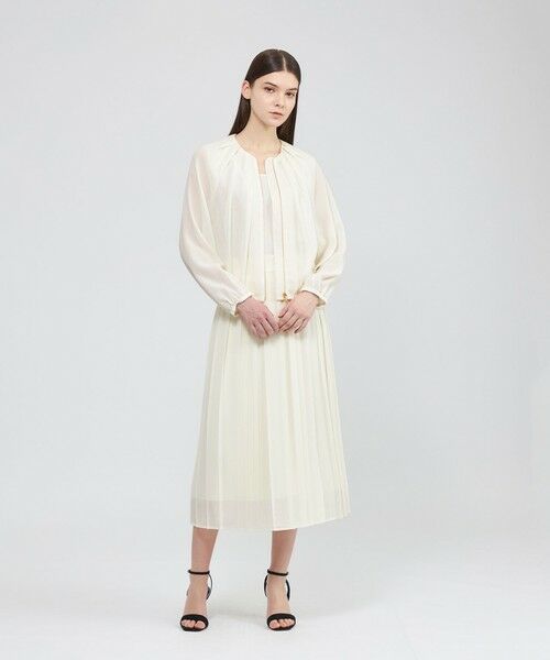 EPOCA / エポカ ロング・マキシ丈スカート | カラミメッシュ プリーツラップスカート | 詳細2