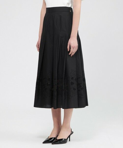 EPOCA / エポカ ロング・マキシ丈スカート | フィオーレエンブロイダリー タックフレアスカート | 詳細7