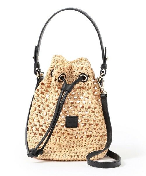 EPOCA / エポカ メッセンジャーバッグ・ウエストポーチ | 【VERY NaVY2025年6月号掲載】ラフィアミニバッグ(ベージュ1)