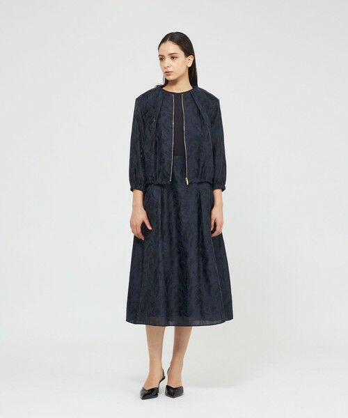 EPOCA / エポカ ノーカラージャケット | 【VERY NaVY2025年6月号掲載】シアージャカード ノーカラーブルゾン | 詳細3