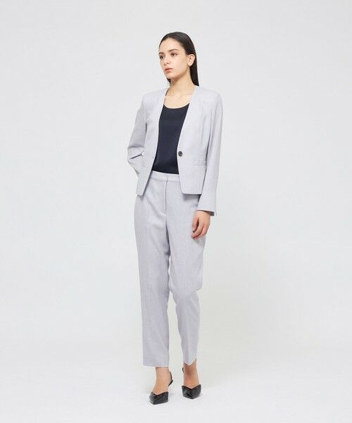 EPOCA / エポカ ノーカラージャケット | スラブストレッチ ノーカラージャケット | 詳細6