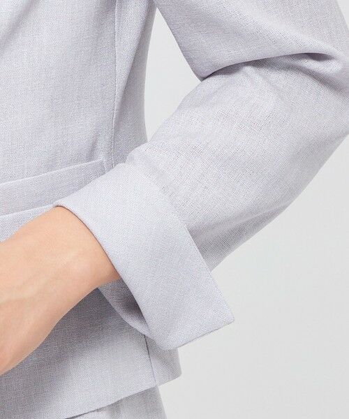EPOCA / エポカ ノーカラージャケット | スラブストレッチ ノーカラージャケット | 詳細11