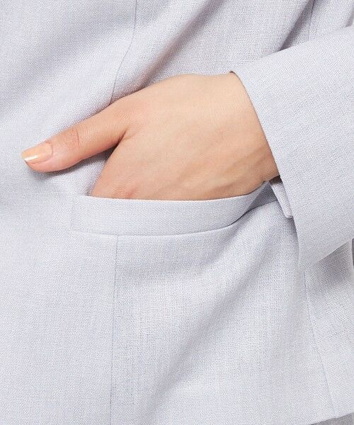 EPOCA / エポカ ノーカラージャケット | スラブストレッチ ノーカラージャケット | 詳細12