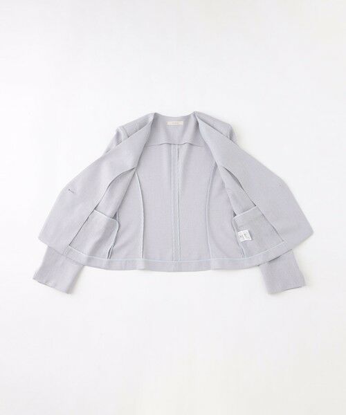 EPOCA / エポカ ノーカラージャケット | スラブストレッチ ノーカラージャケット | 詳細14