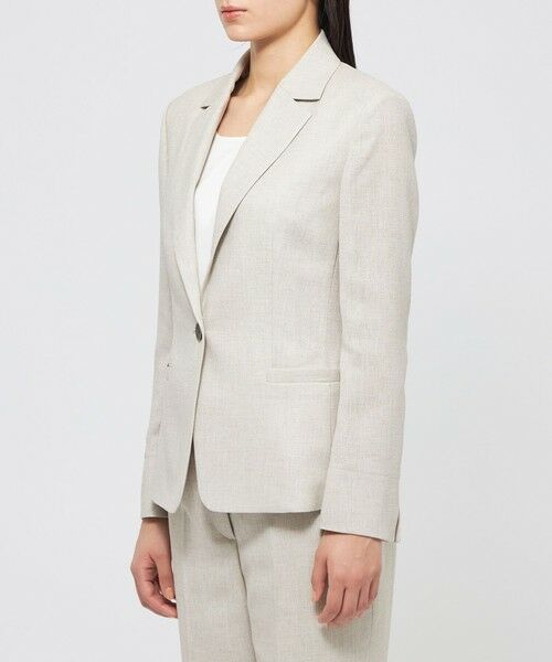 EPOCA / エポカ ノーカラージャケット | スラブストレッチ テーラードジャケット | 詳細6