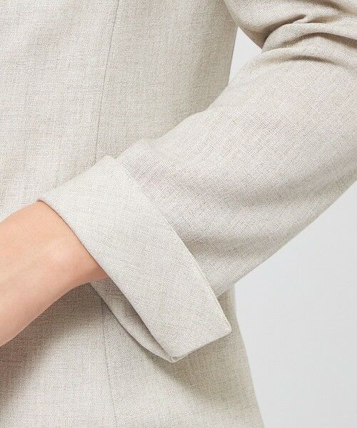 EPOCA / エポカ ノーカラージャケット | スラブストレッチ テーラードジャケット | 詳細8