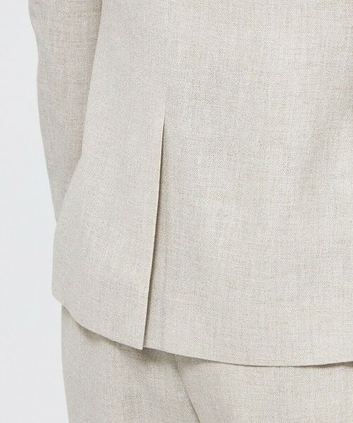 EPOCA / エポカ ノーカラージャケット | スラブストレッチ テーラードジャケット | 詳細10
