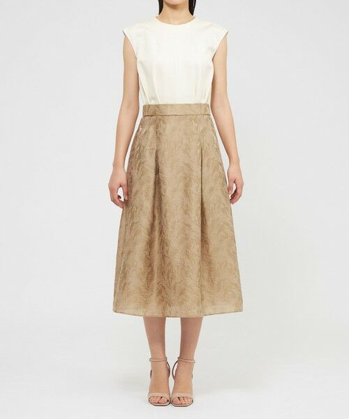 EPOCA / エポカ ロング・マキシ丈ワンピース | シアージャカード ドッキングドレス | 詳細4