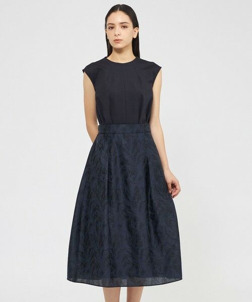 EPOCA / エポカ ロング・マキシ丈ワンピース | シアージャカード ドッキングドレス | 詳細12