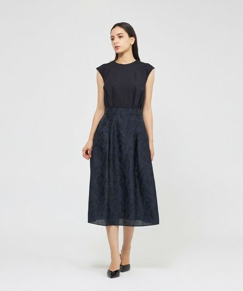 EPOCA / エポカ ロング・マキシ丈ワンピース | シアージャカード ドッキングドレス | 詳細2