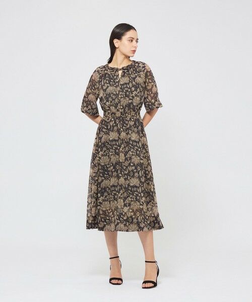 EPOCA / エポカ ロング・マキシ丈ワンピース | 【VERY NaVY2025年6月号掲載】フラワーサラサボイル ギャザードレス | 詳細2