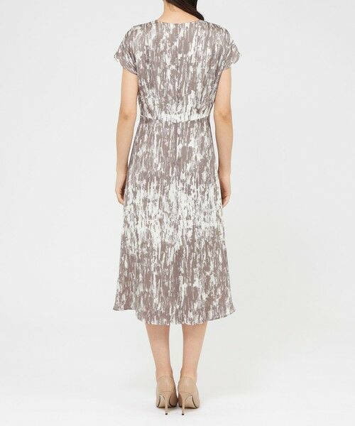 EPOCA / エポカ ロング・マキシ丈ワンピース | アブストラクトプリント Vネックドレス | 詳細5