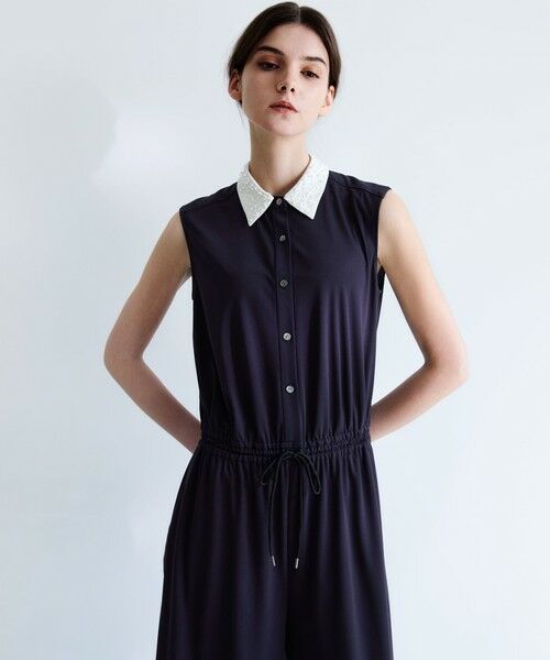 EPOCA / エポカ ロング・マキシ丈ワンピース | トリアセテートジャージー コンビネゾン | 詳細1