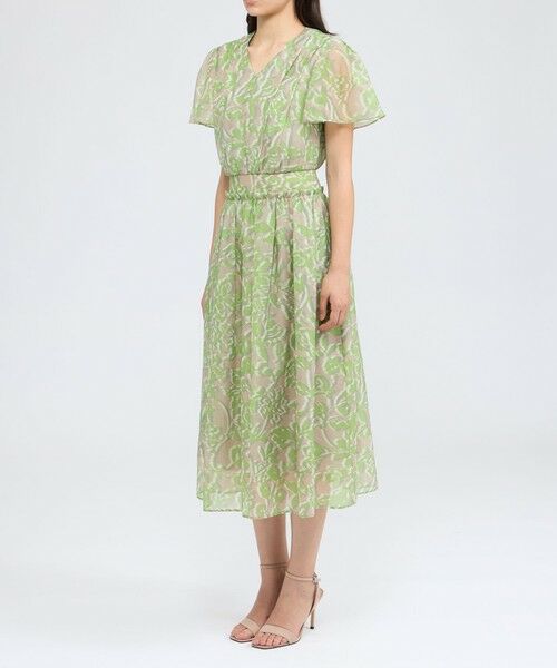 EPOCA / エポカ ロング・マキシ丈ワンピース | フィオーレシアーオーガンジー フレアドレス | 詳細4