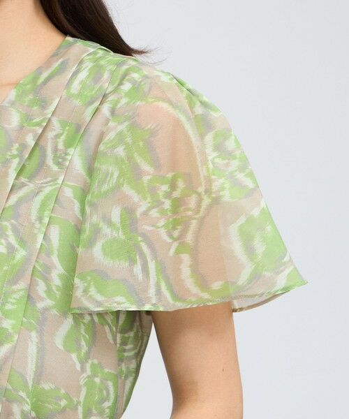 EPOCA / エポカ ロング・マキシ丈ワンピース | フィオーレシアーオーガンジー フレアドレス | 詳細6