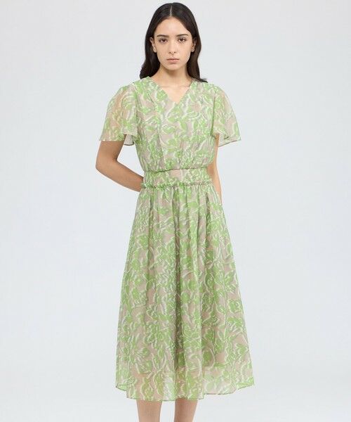 EPOCA / エポカ ロング・マキシ丈ワンピース | フィオーレシアーオーガンジー フレアドレス | 詳細9