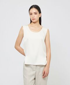 EPOCA / エポカ シャツ・ブラウス | 【VERY NaVY2025年6月号掲載】バックサテンジョーゼット タンクトップブラウス