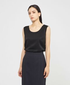 EPOCA / エポカ シャツ・ブラウス | 【VERY NaVY2025年6月号掲載】バックサテンジョーゼット タンクトップブラウス